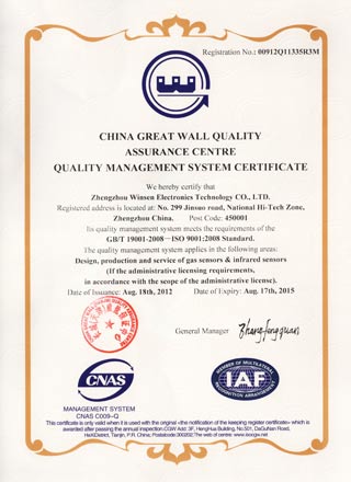 ISO9001-2008 Certification