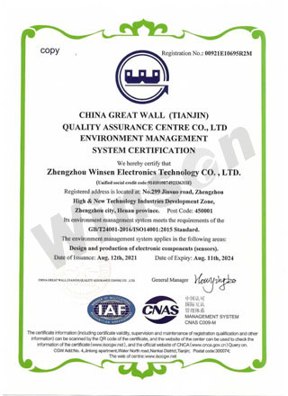 ISO18001:2007  Certification
